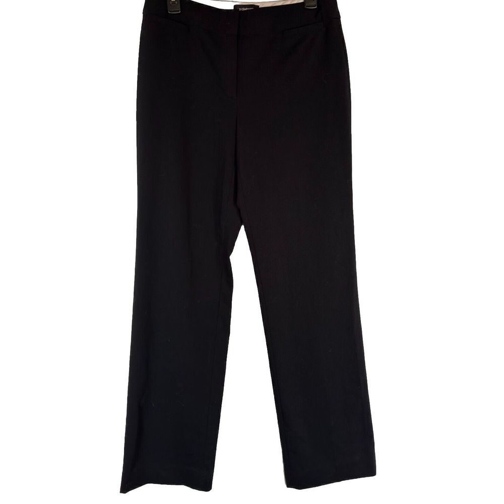 Liz Claiborne Pant's Women's Size‎ 6 Audra Classic Black Career Trousers Dress